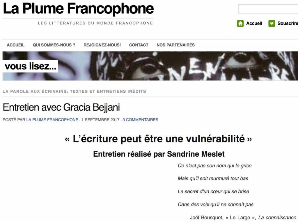 entretien sandrine meslet gracia bejjani