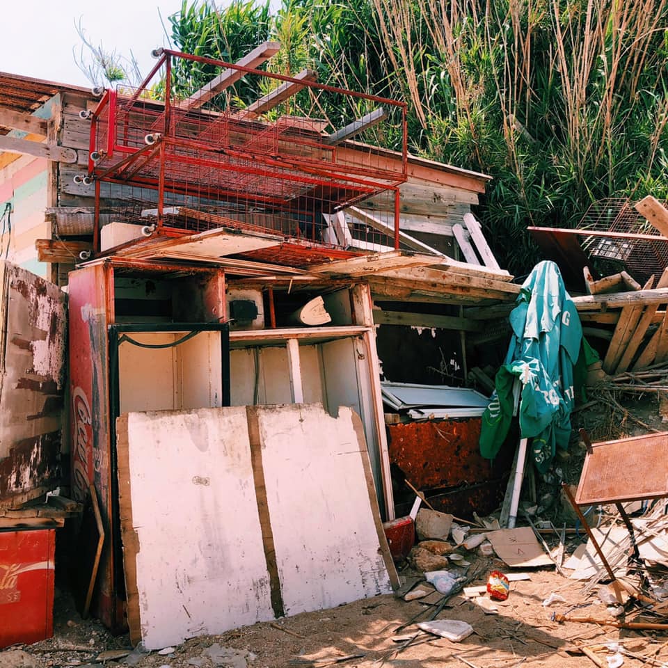 plage tyr liban photo gracia bejjani ecriture