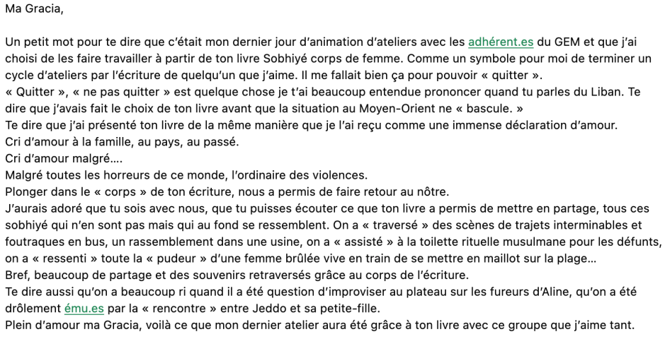 Quand Sobhiy&eacute; devient atelier: l&rsquo;exploration de Nathana&euml;lle&nbsp;Quoirez.