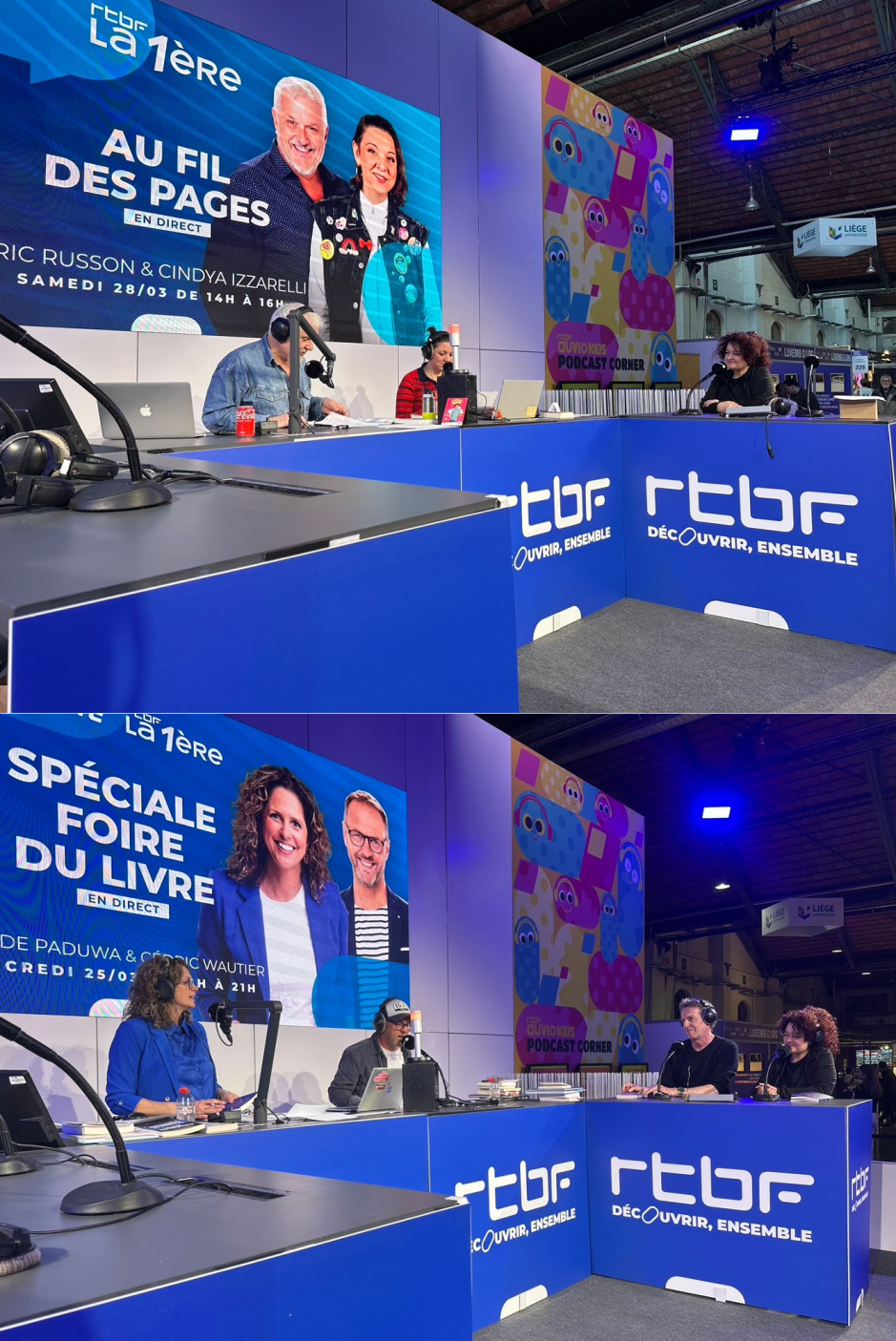 Foire du livre Bruxelles: deux directs autour de&nbsp;Sobhiy&eacute;.