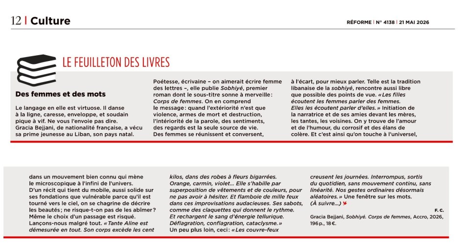 R&eacute;forme &ndash; &laquo;Et c&rsquo;est ainsi qu&rsquo;on touche &agrave;&nbsp;l&rsquo;universel&raquo;.